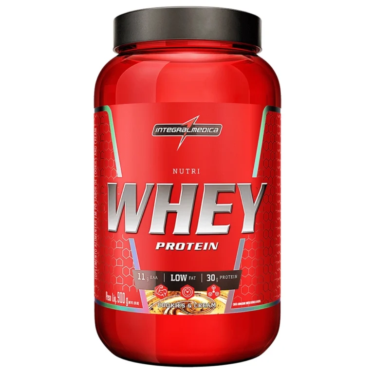 Nutri Whey Protein 900g Pote - Integralmedica - Cookies & Cream